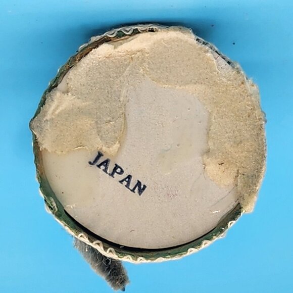 1950s Putz Elf Ornament Tinsel Brush Tree Chenille Arms Mica Felt Hat Japan - Picture 7 of 7